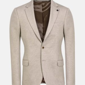 Mustaine Glen Plaid Pattern Beige Blazer