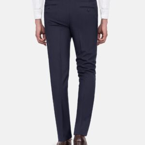 Alternative view of Slim Fit Textured Navy Pants