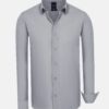 Leira Solid Grey Long Sleeve Shirt