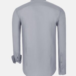 Alternative view of Leira Solid Grey Long Sleeve Shirt