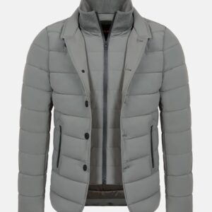 Alternative view of The Berengar Military Grey Winter Jacket