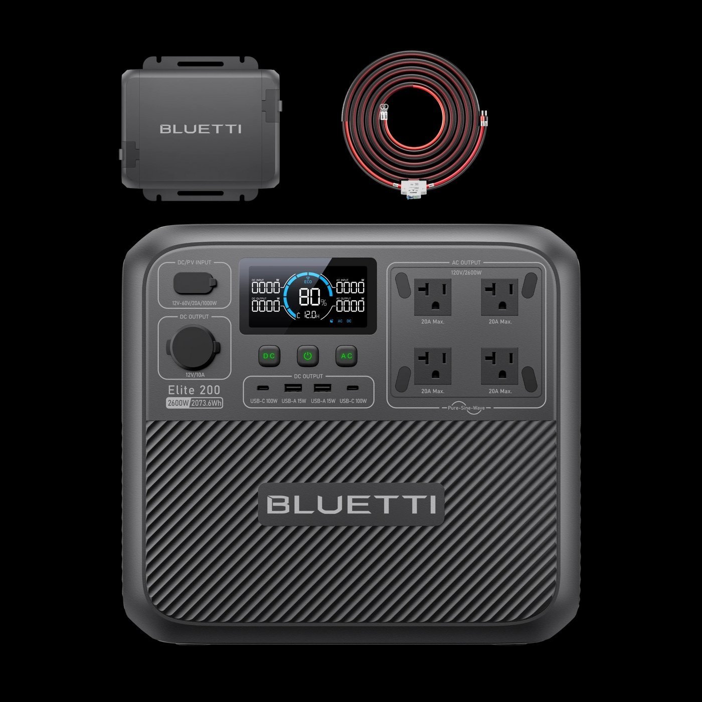 Alternative view of BLUETTI Elite 200 V2+Charger